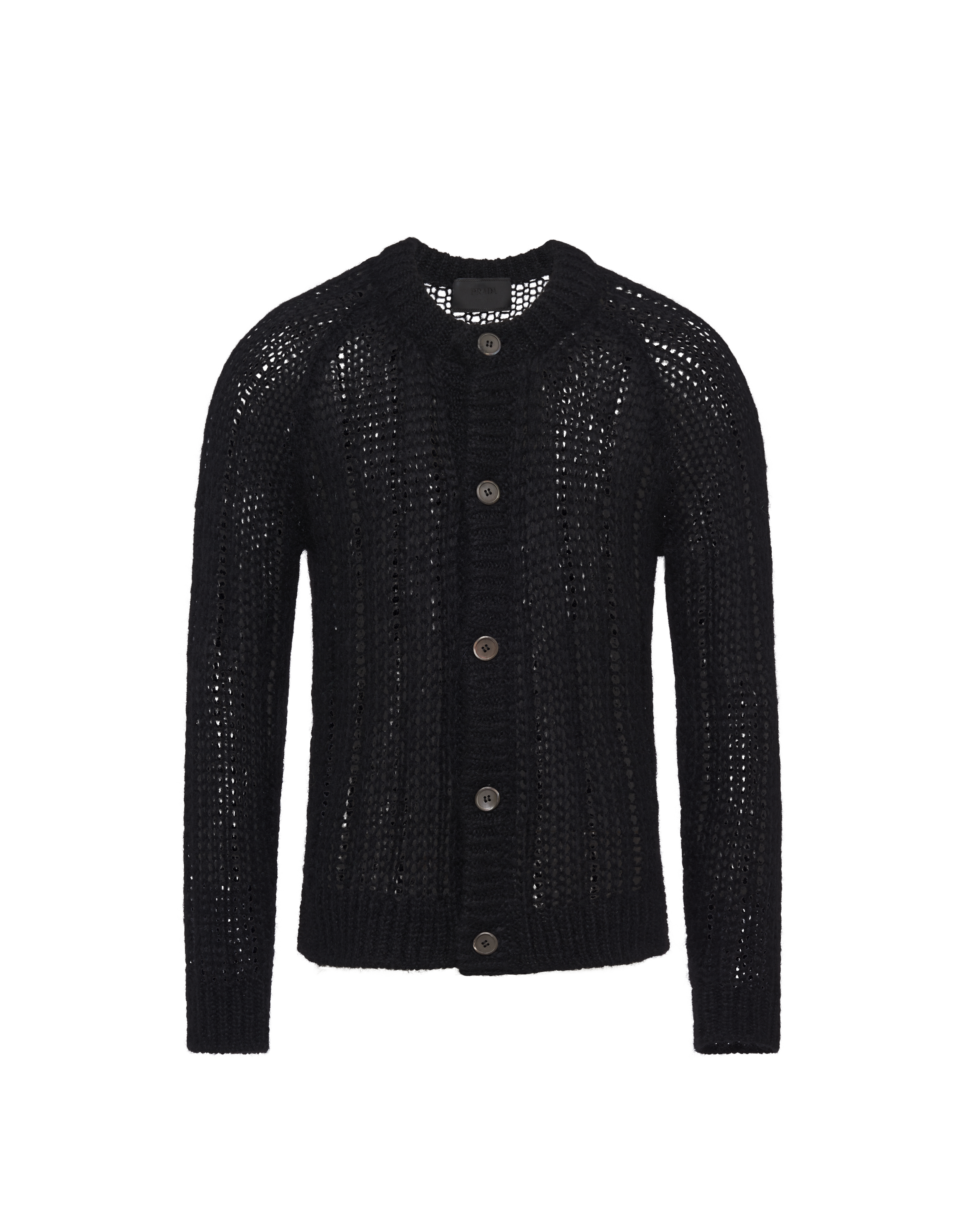 prada mohair cardigan