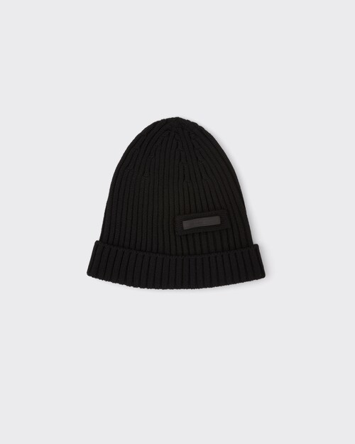 Black Wool beanie | Prada