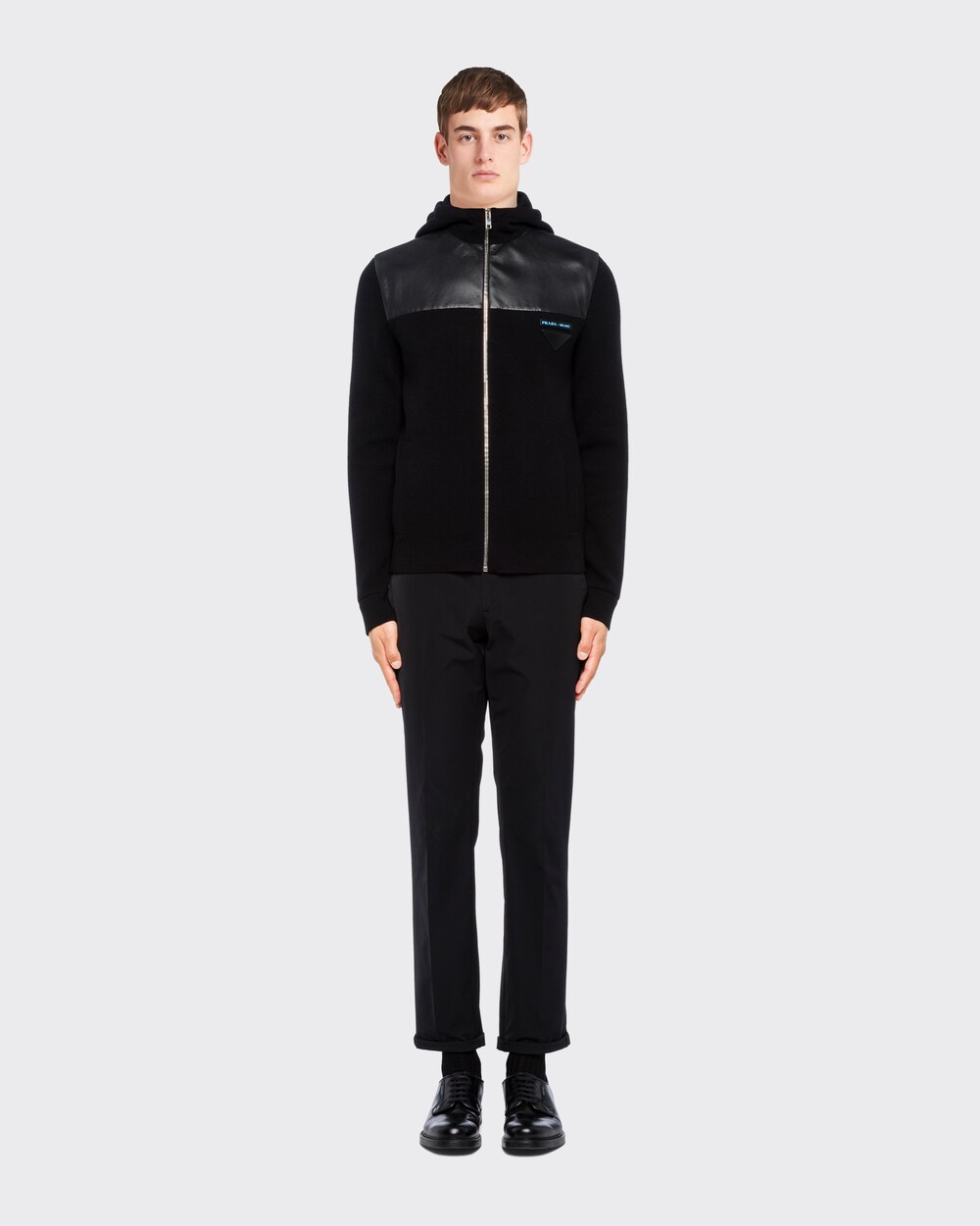 black Wool and cashmere cardigan | Prada