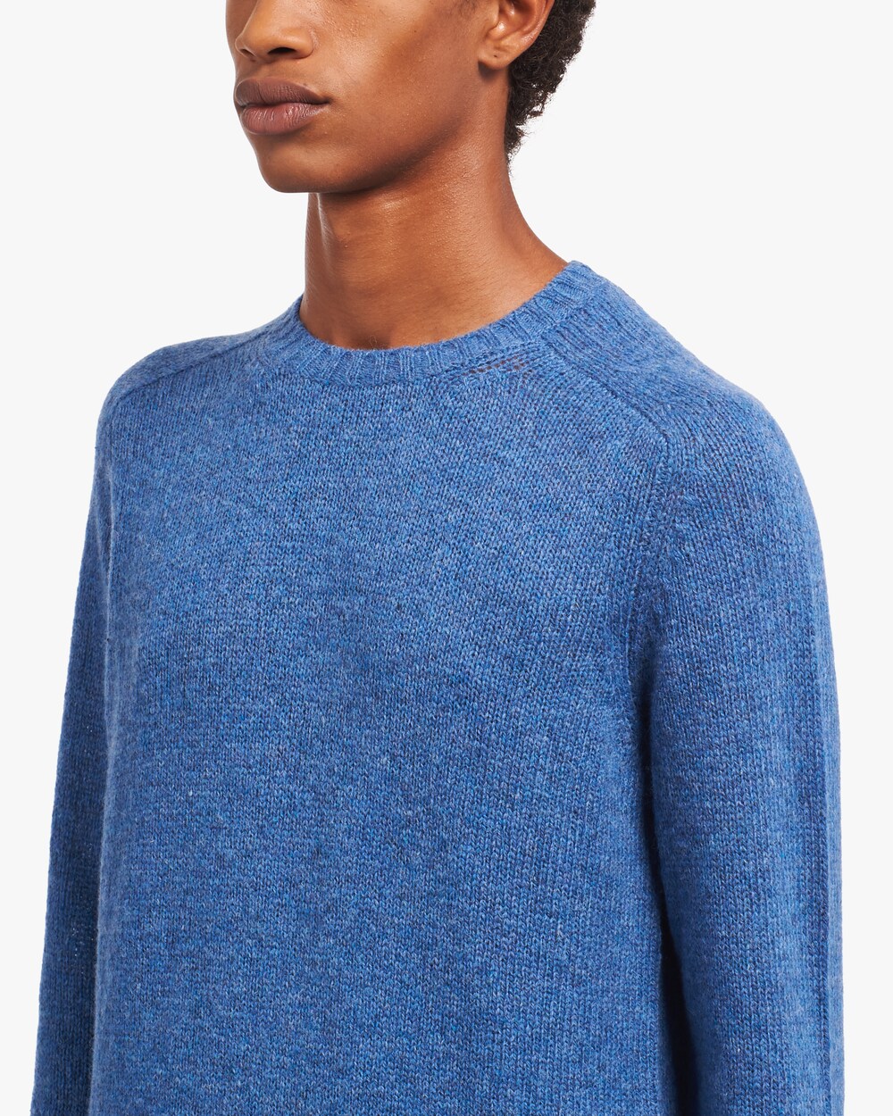 prada shetland wool sweater