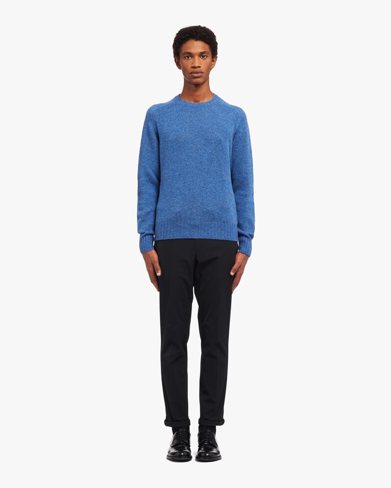 prada shetland wool sweater