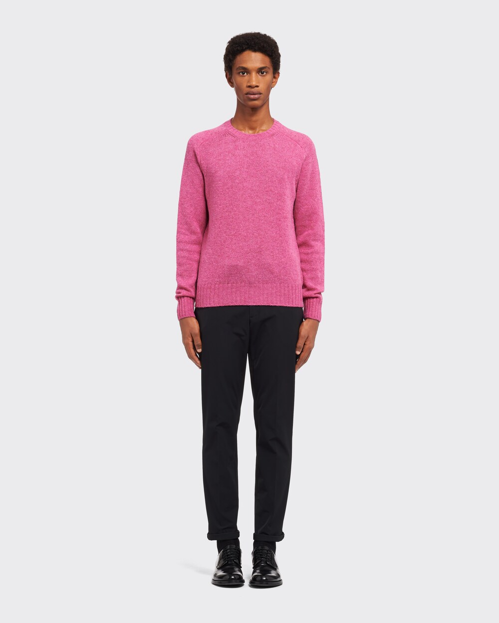 Azalea Red Shetland Wool Sweater | Prada