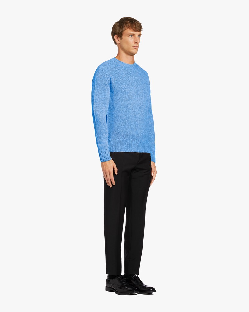 prada shetland wool sweater