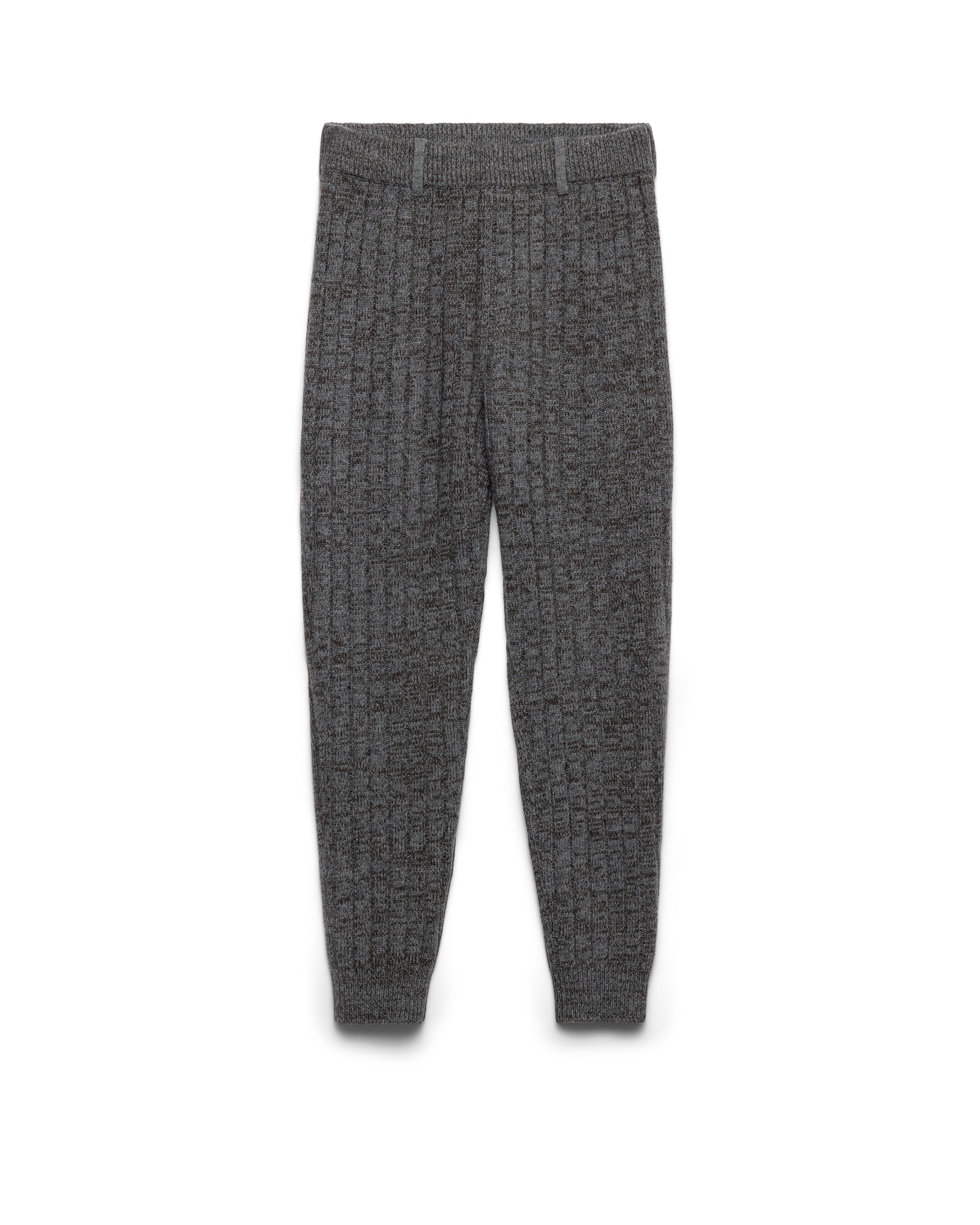 Prada Pantaloni In Lana E Cashmere, Uomo, Ardesia/moro, Taglia 48