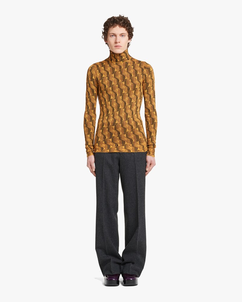 prada jacquard sweater