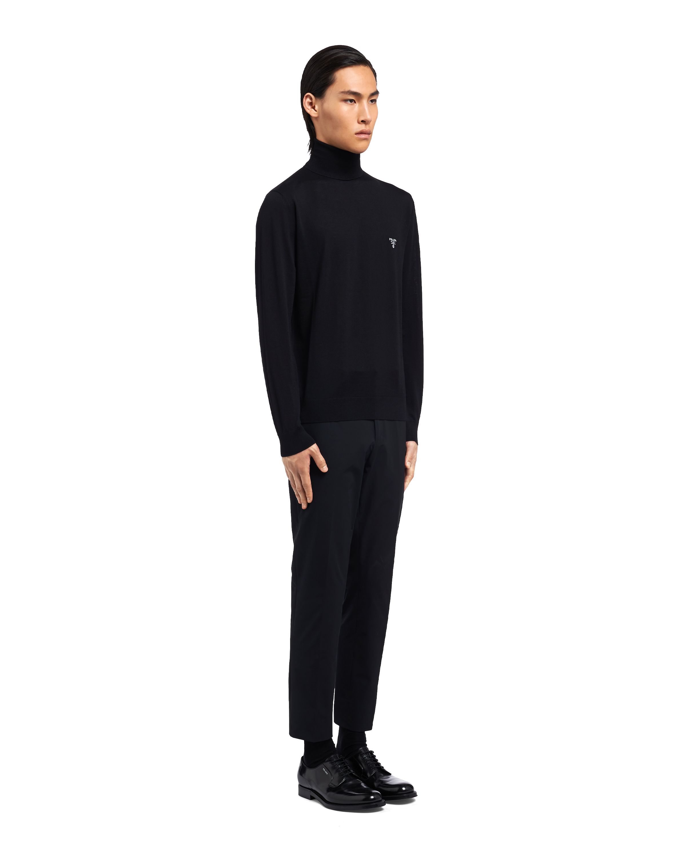 Superfine wool turtleneck sweater | Prada