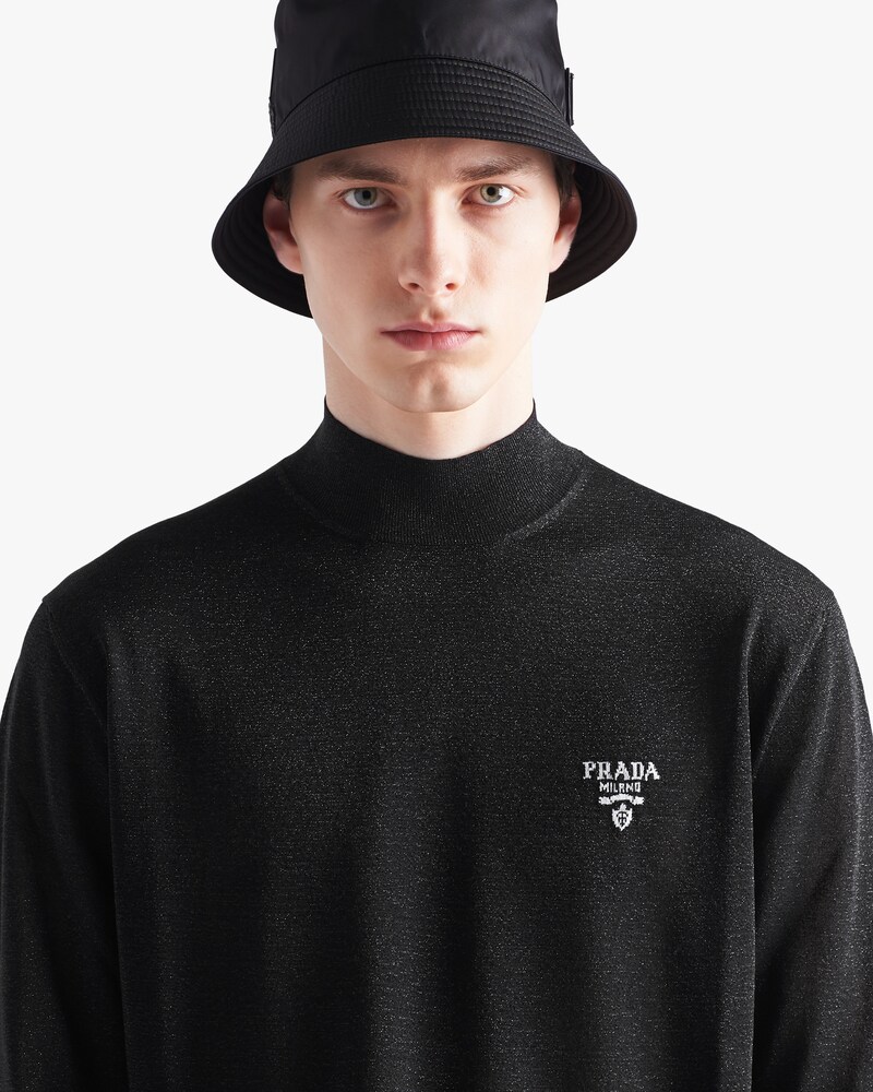 prada black turtleneck