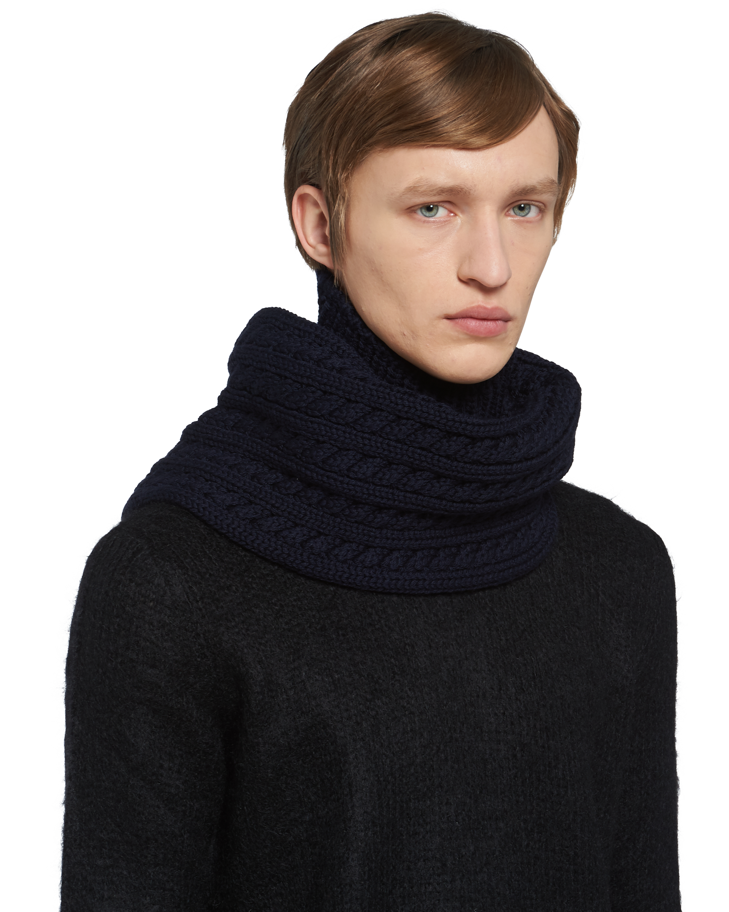 Silk and Cashmere Scarves for Men PRADA