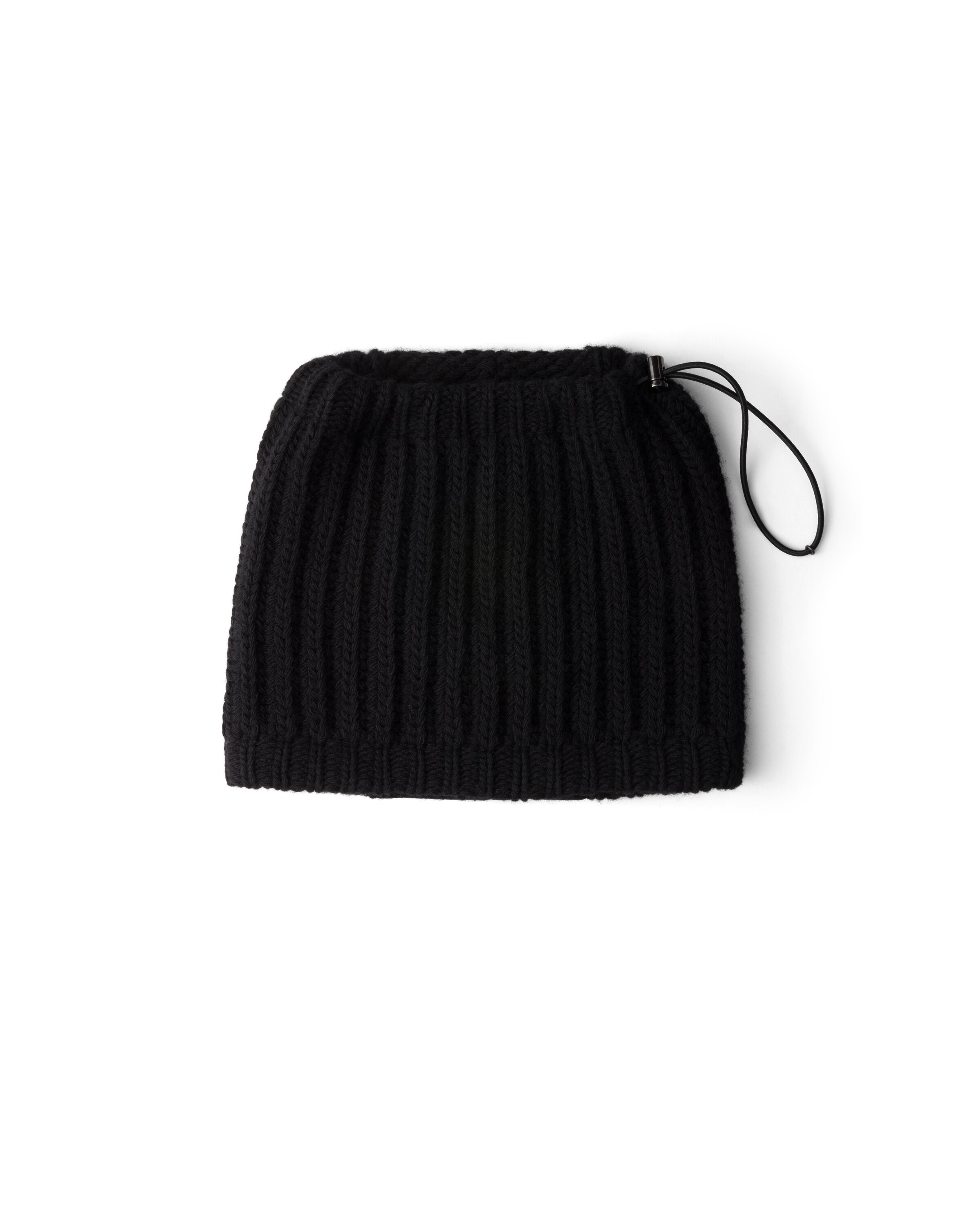Prada Tour De Cou En Laine, Cachemire Et Re-nylon, Homme, Noir