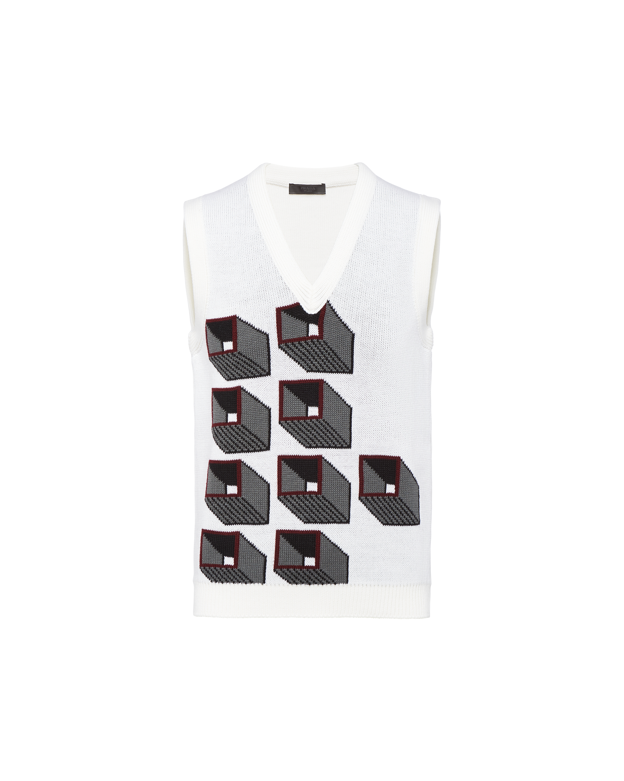 prada knit vest
