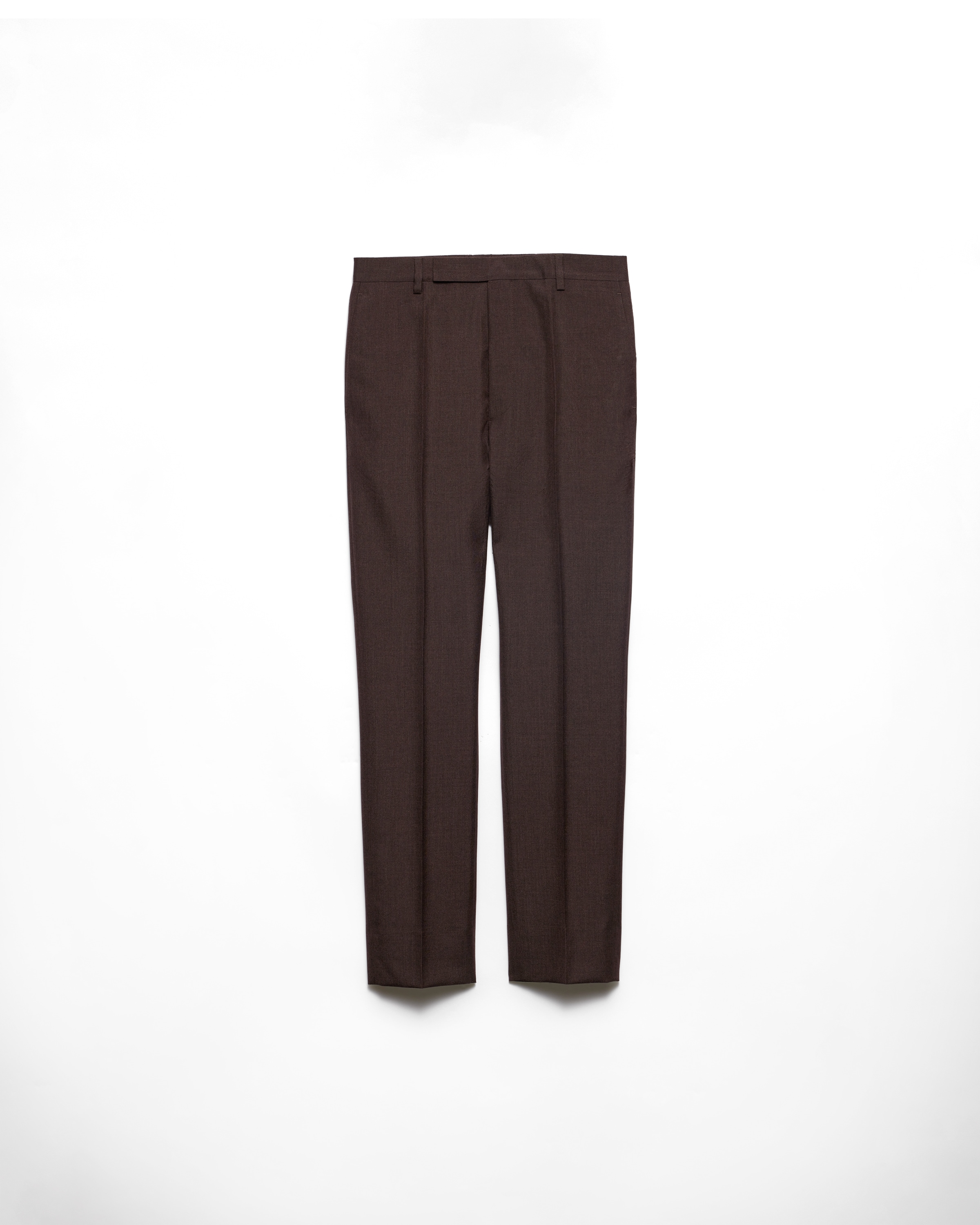 Prada Pantaloni In Mohair E Seta, Uomo, Ebano, Taglia 46