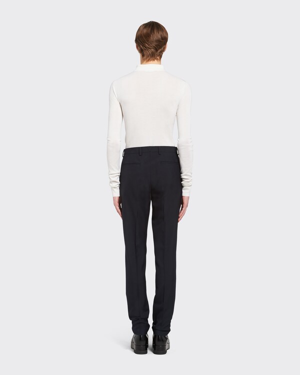 Pantalon en laine mélangée Pantalon en laine mélangée
