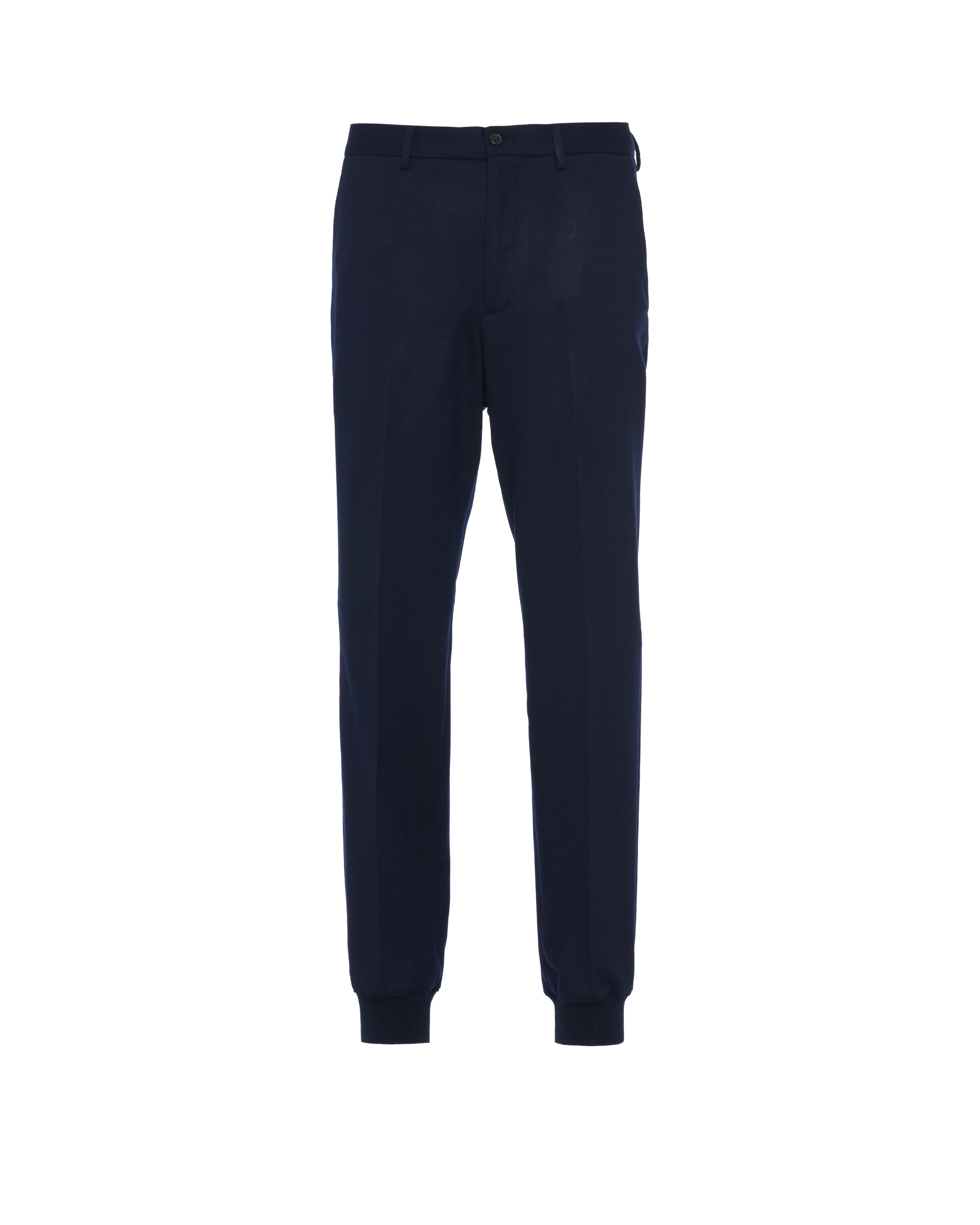 Prada Pantaloni In Lana, Uomo, Blu, Taglia 48