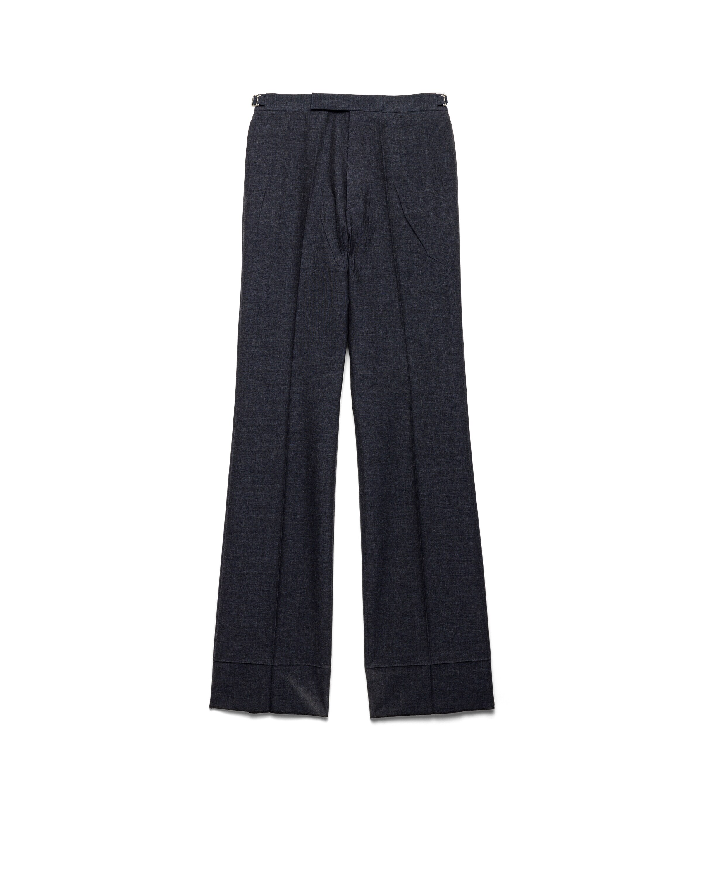 Prada Pantaloni In Lana Tecnica, Uomo, Blu, Taglia 52