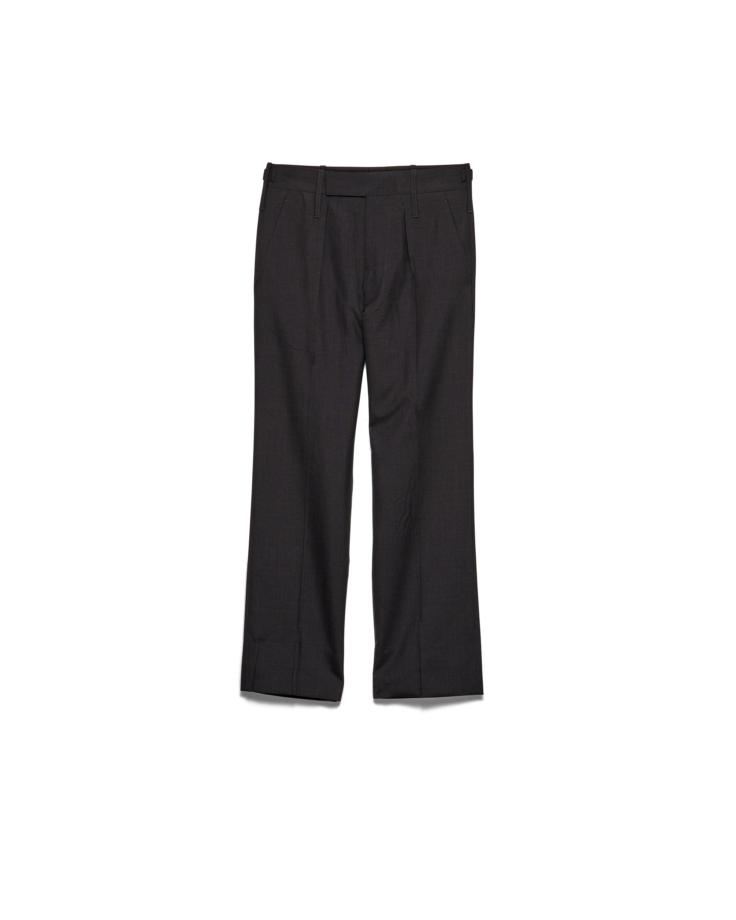 Prada Pantaloni In Mohair E Seta, Uomo, Antracite, Taglia 52