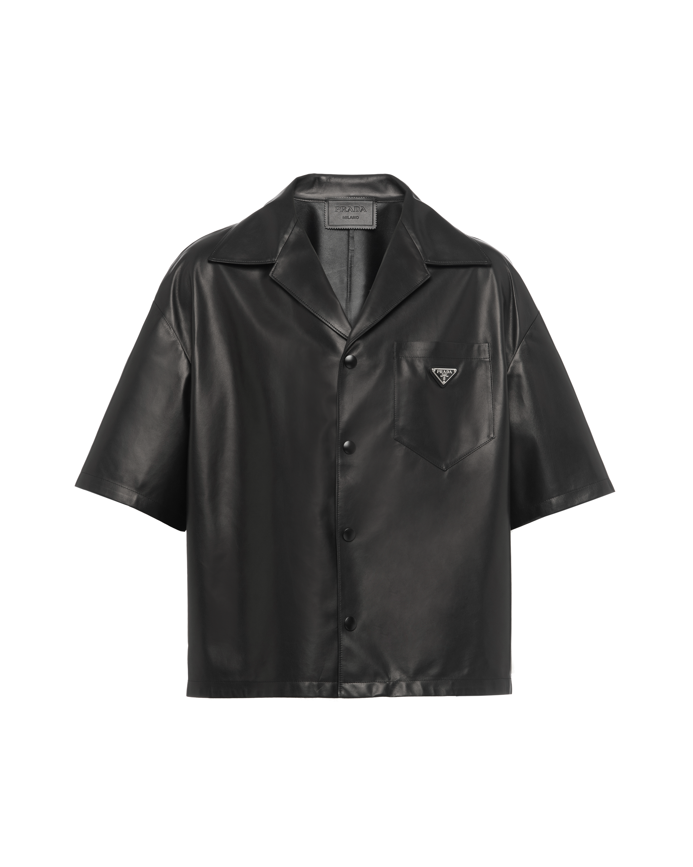 PRADA HEMD AUS NAPPA-LEDER 