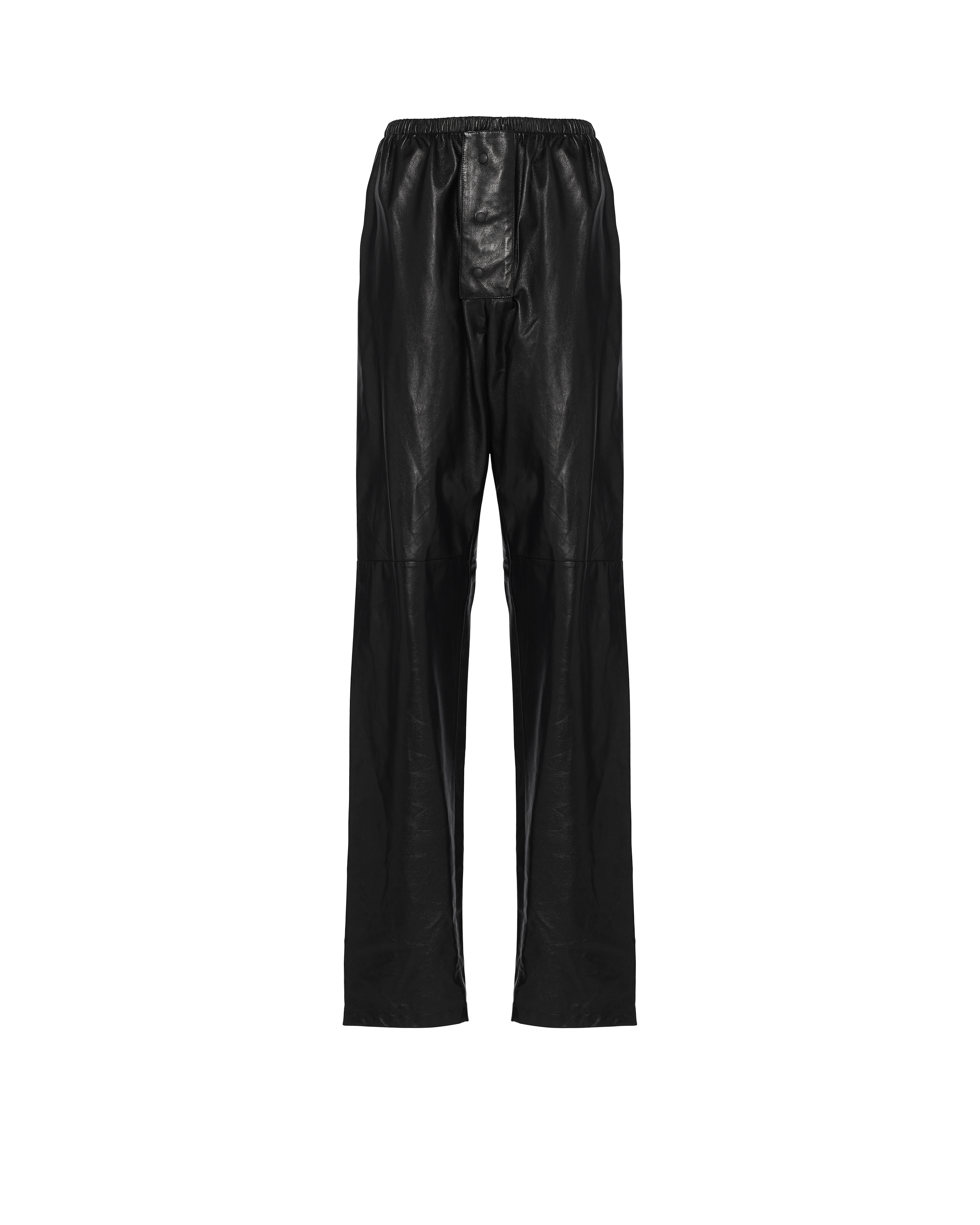 Prada Leather Pants In Black | ModeSens