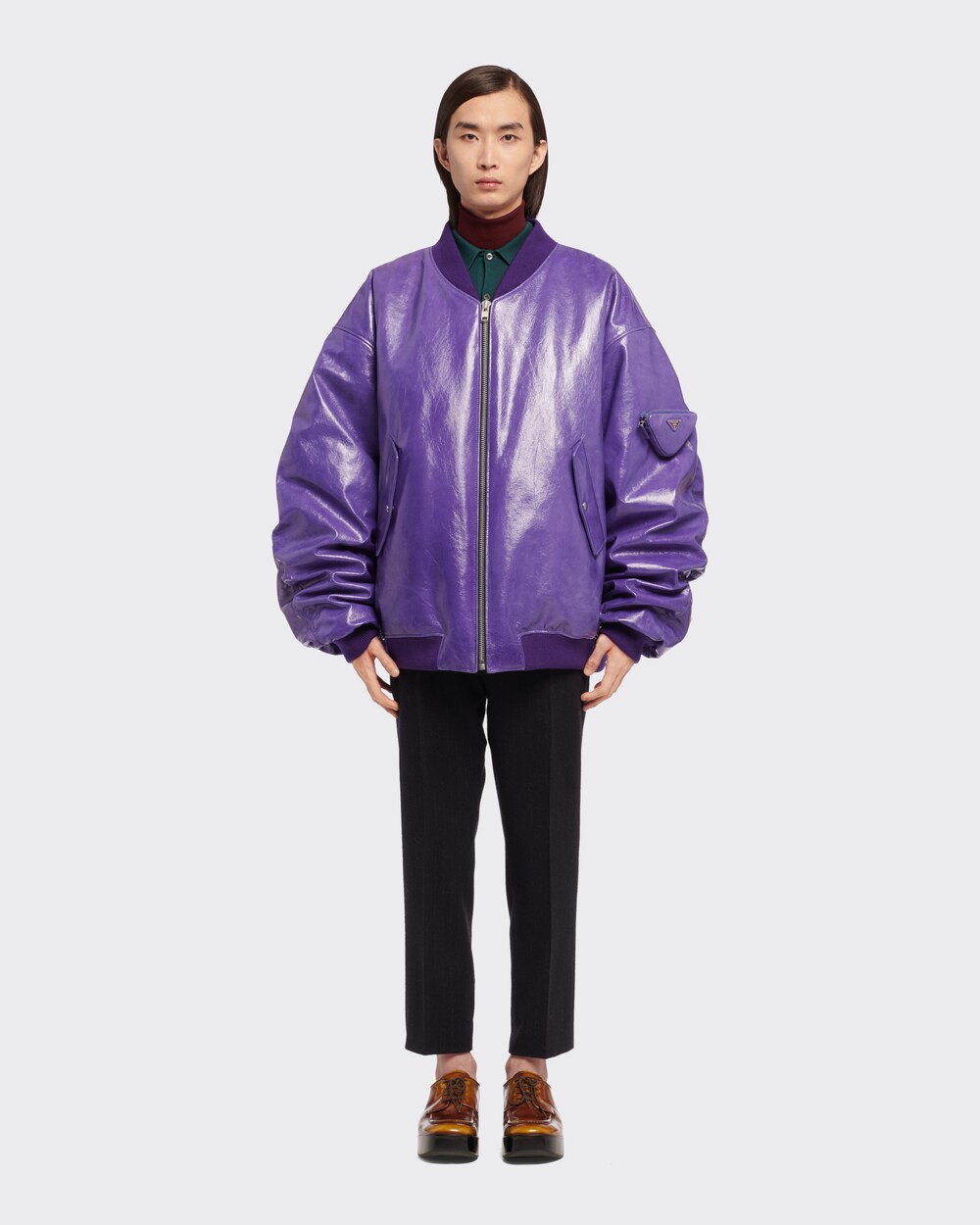 iridescent bomber jacket