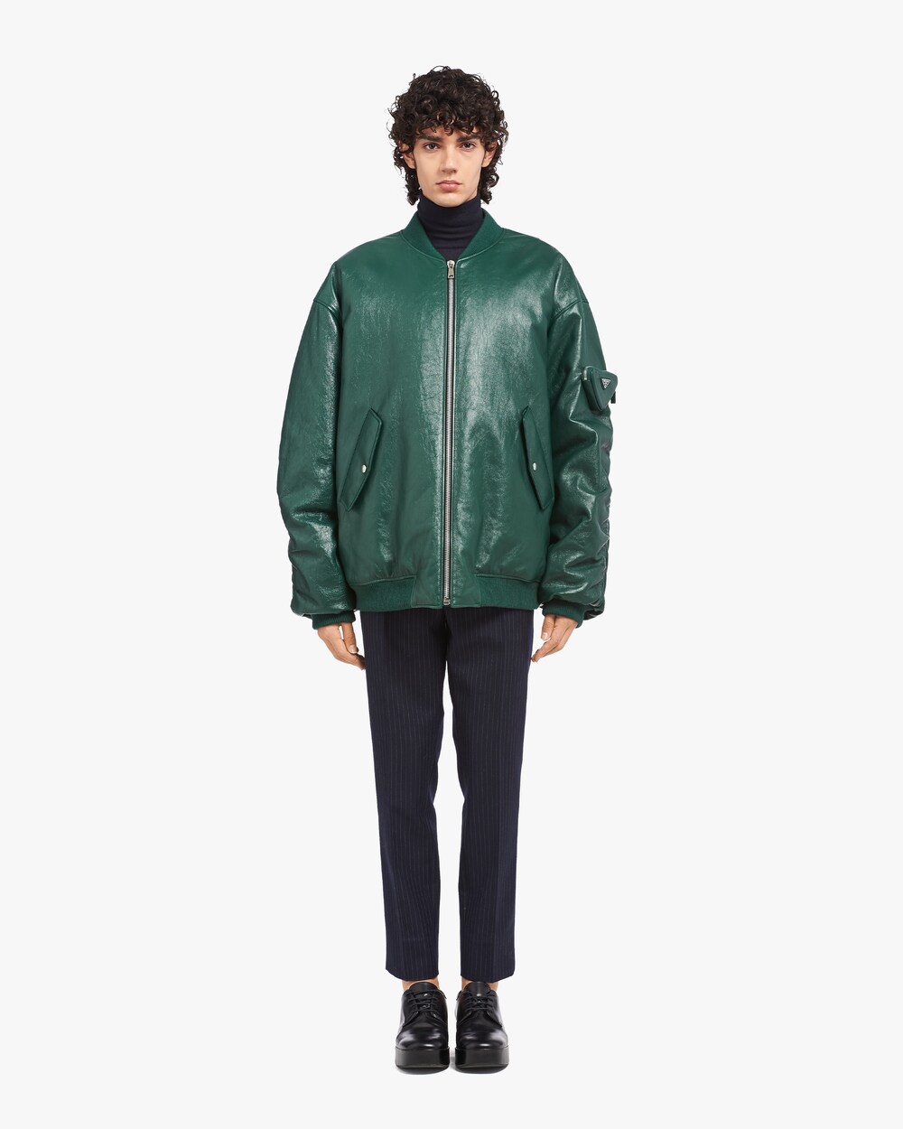 green prada jacket mens