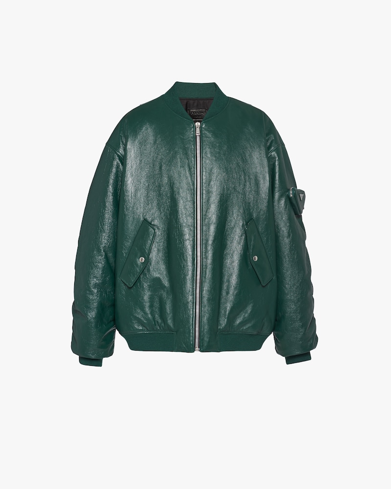 prada leather biker jacket