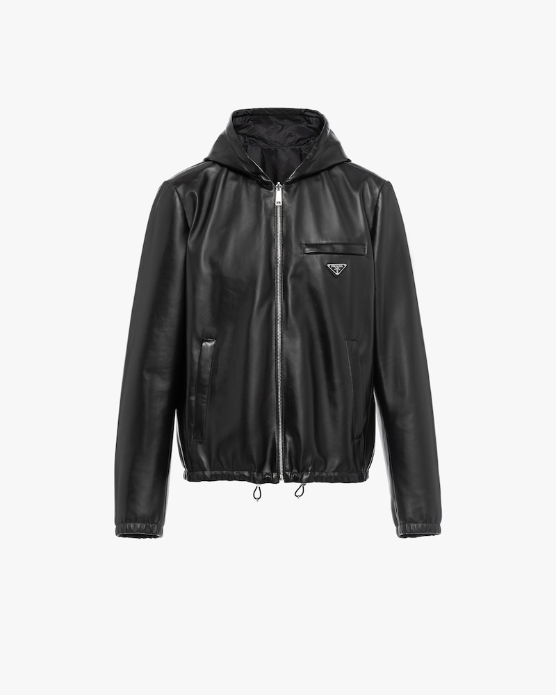 prada leather dress