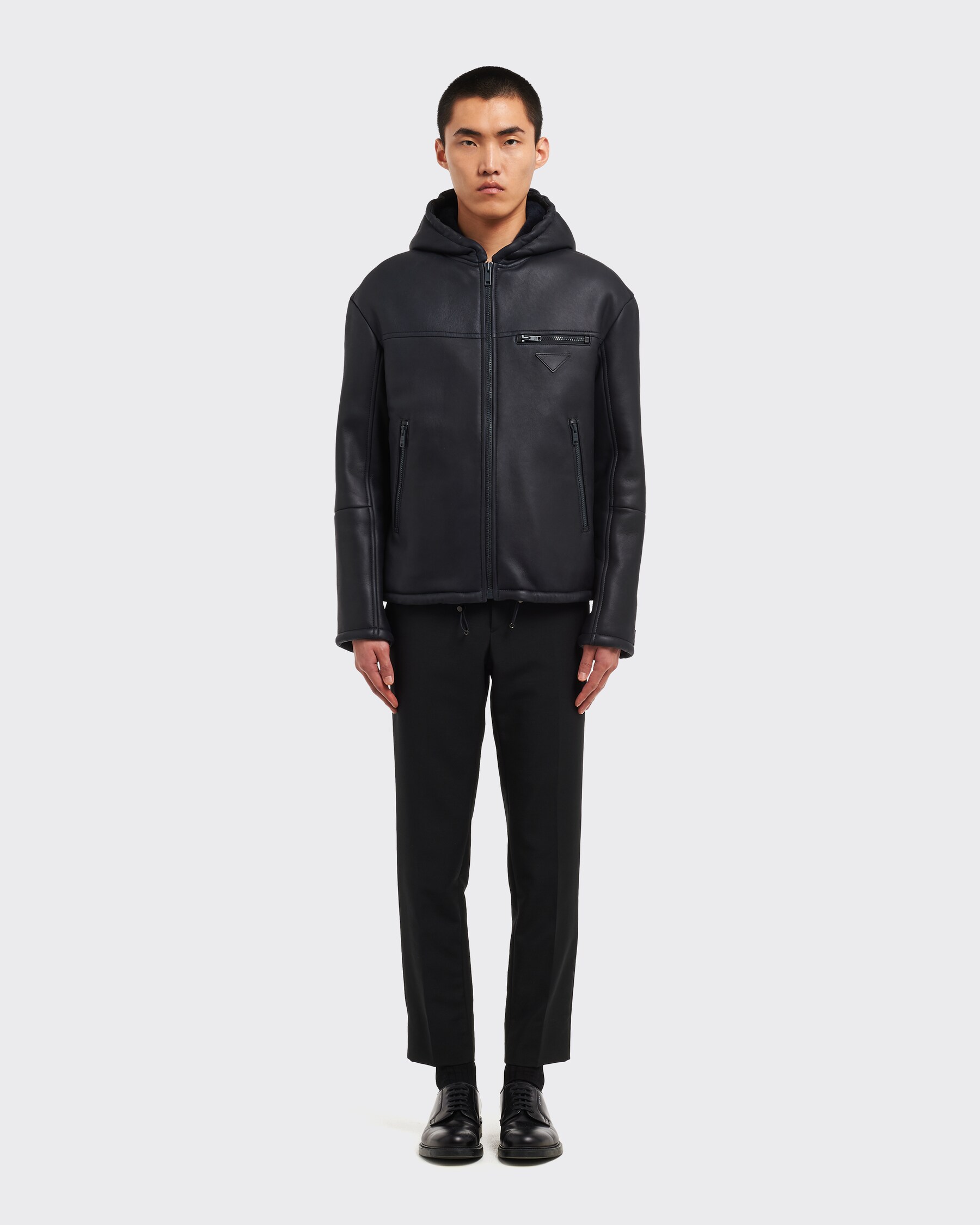 Prada S/S 2024 Runway Multi-Pocket Lambskin Leather Jacket — Size 44 (New with Tags) main image 1