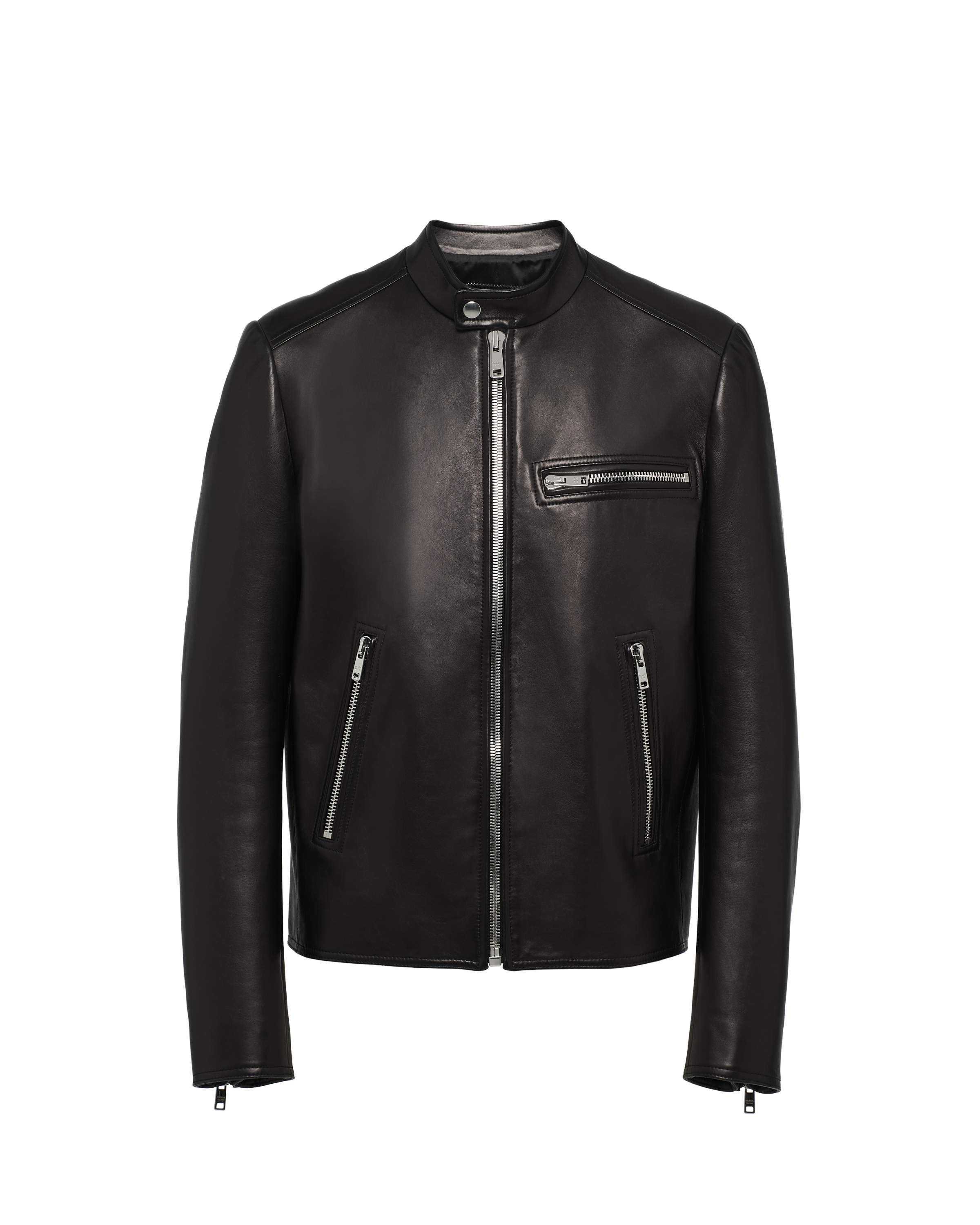 prada leather biker jacket