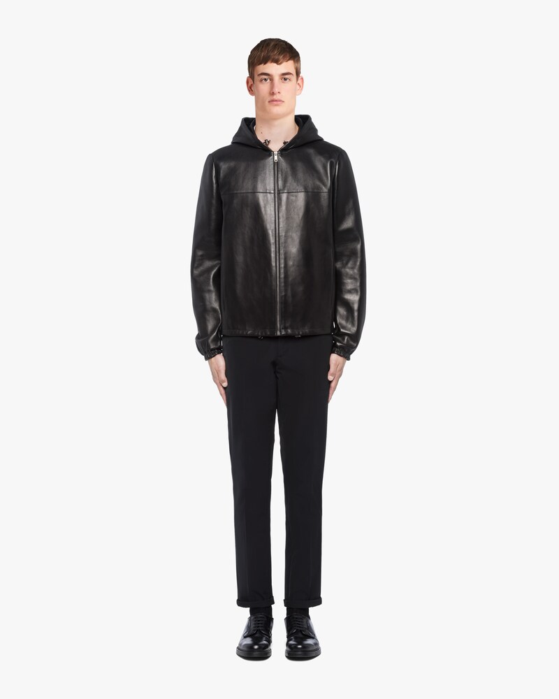 prada leather jacket mens