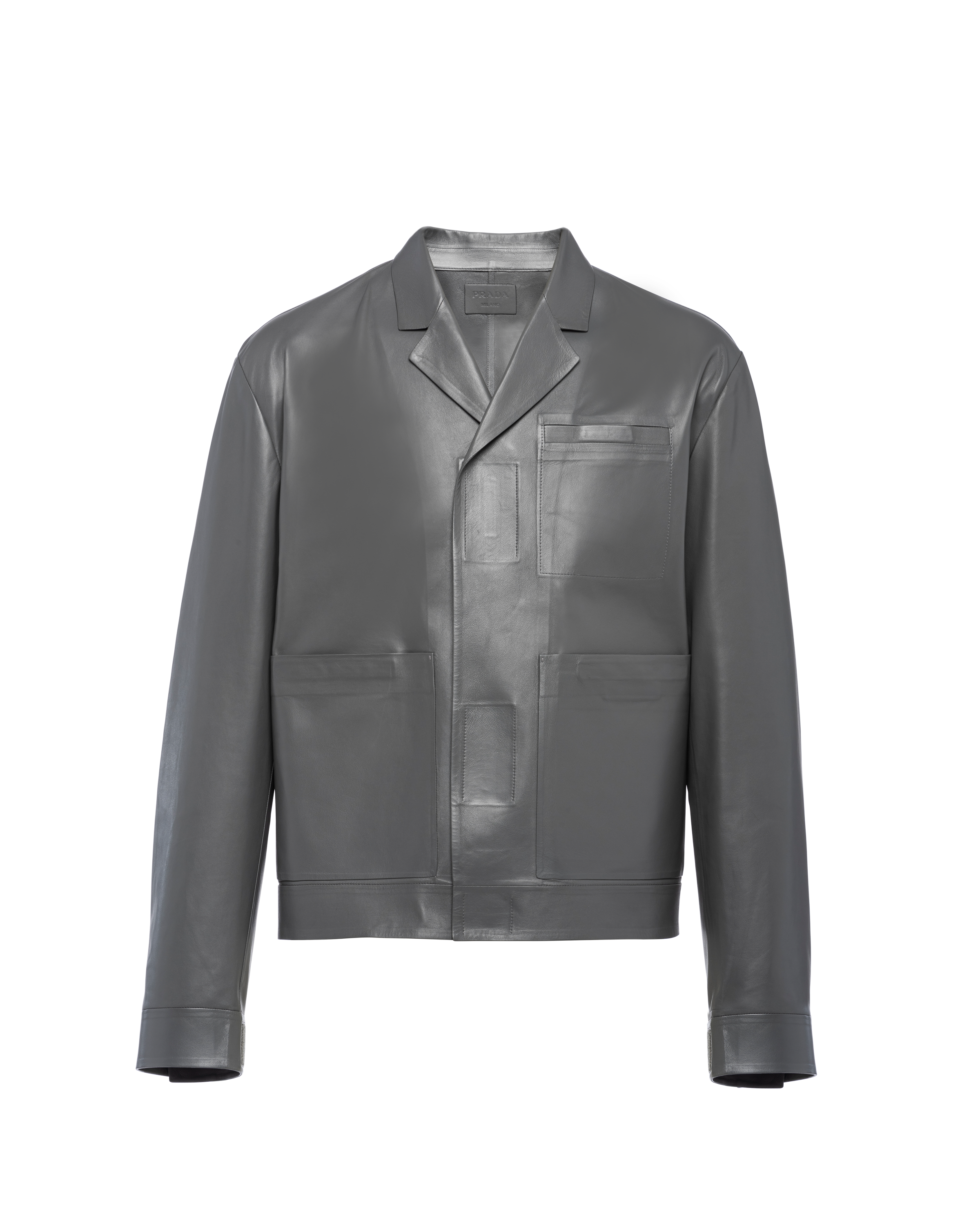 prada leather blazer