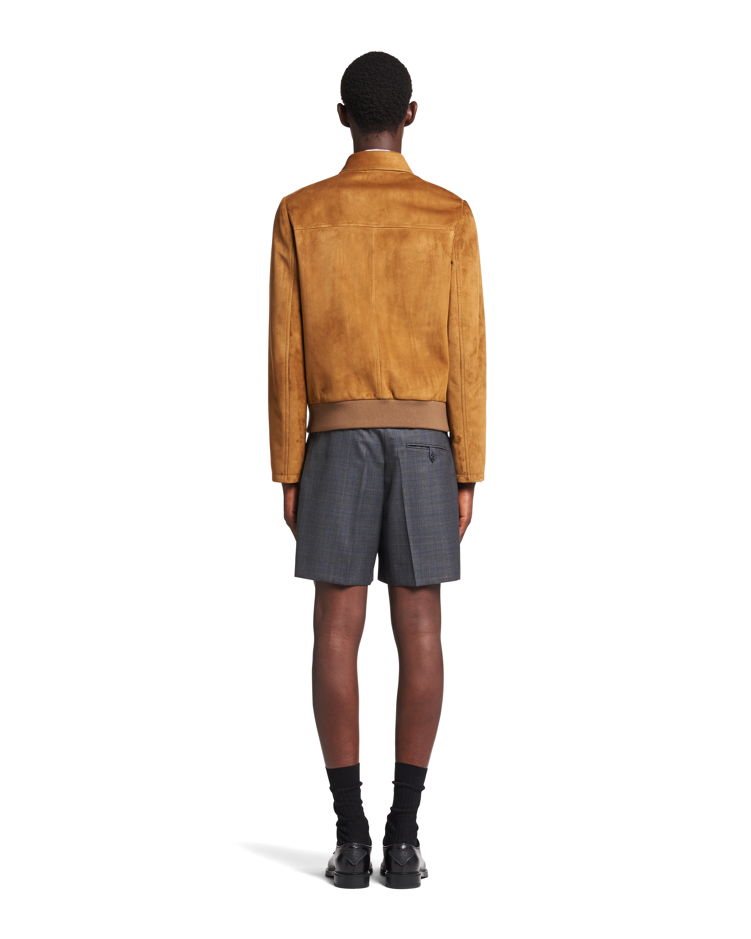 Prada Bomberjacke aus Wildleder 4