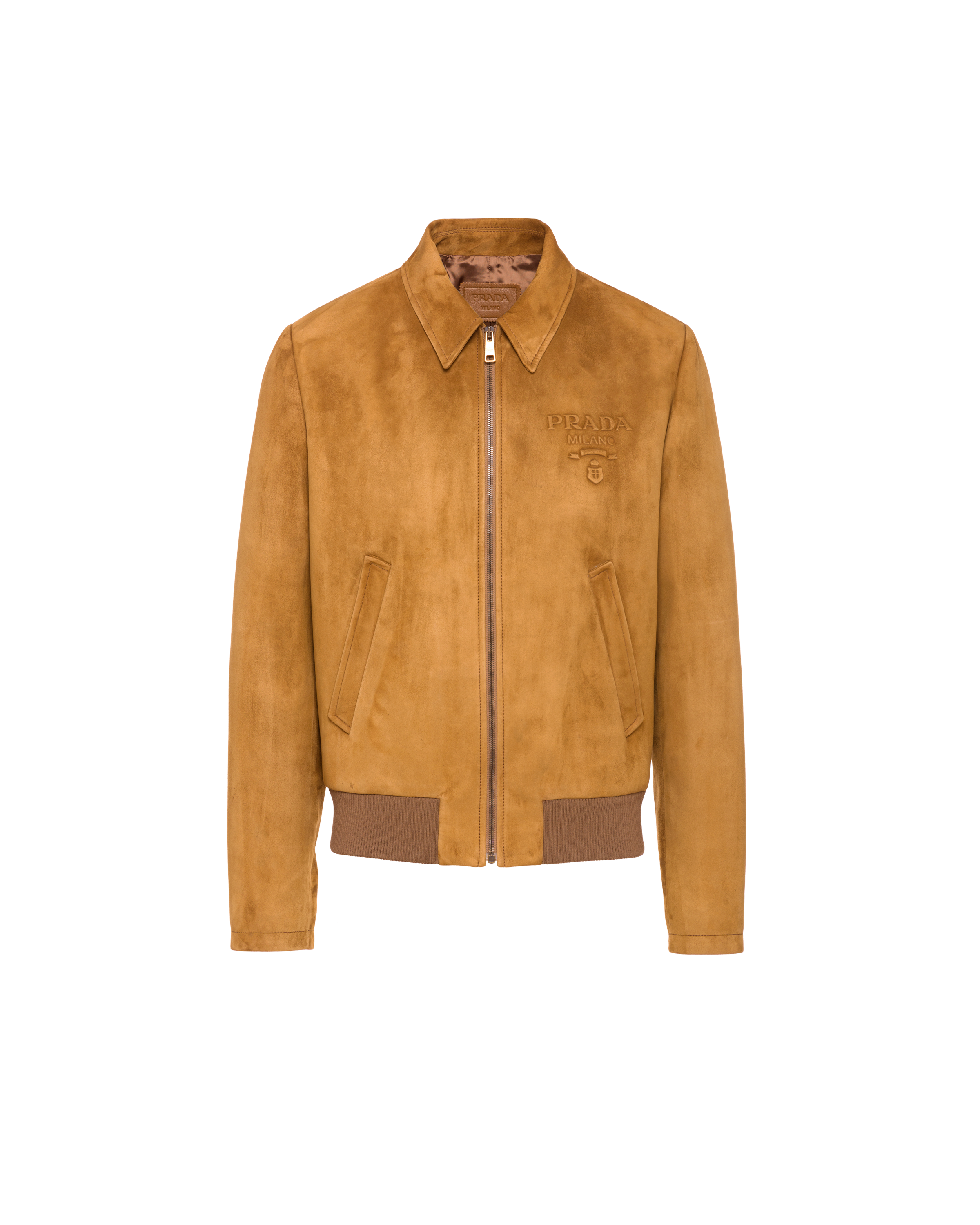 Rush Suede bomber jacket | PRADA