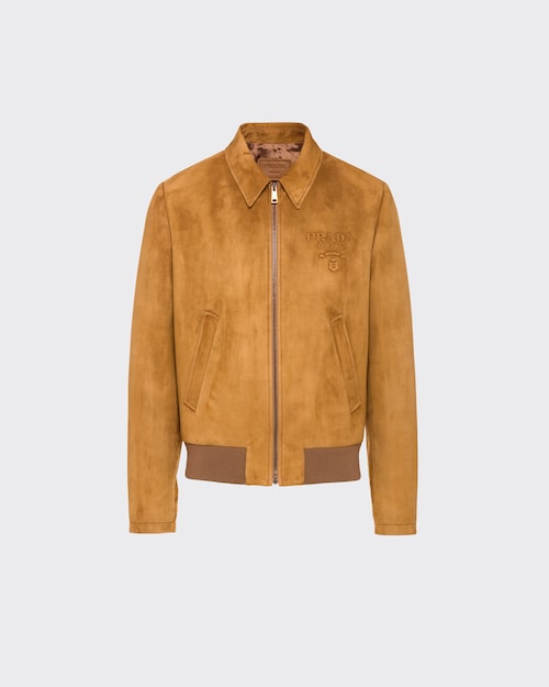 Rush Suede bomber jacket | Prada