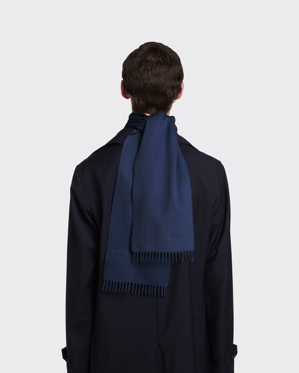 Prada Men's Cashmere Fringe Scarf