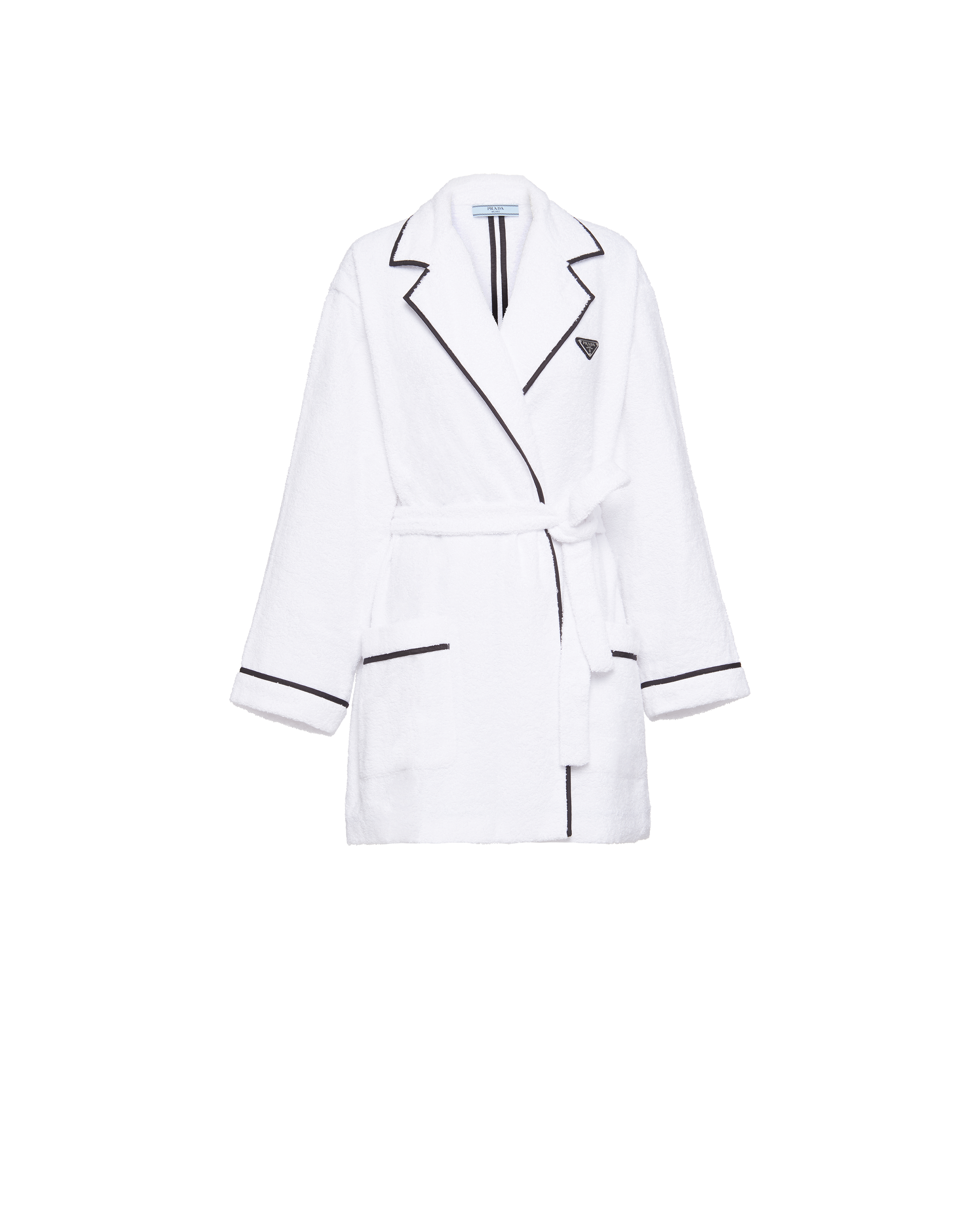 Short white terry cloth robe clearance