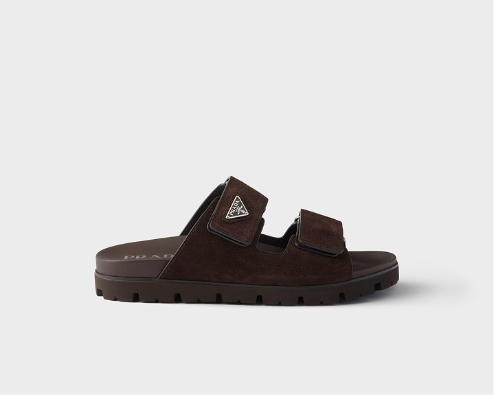 ブラック マネークリップ付サフィアーノトライアングル 財布 | PRADA