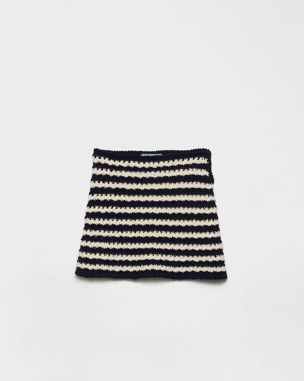 Cotton Crochet Miniskirt Cotton Crochet Miniskirt