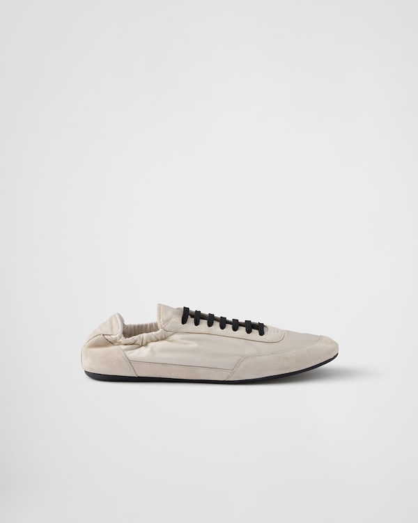 Collapse Re-Nylon and suede sneakers Collapse Re-Nylon and suede sneakers